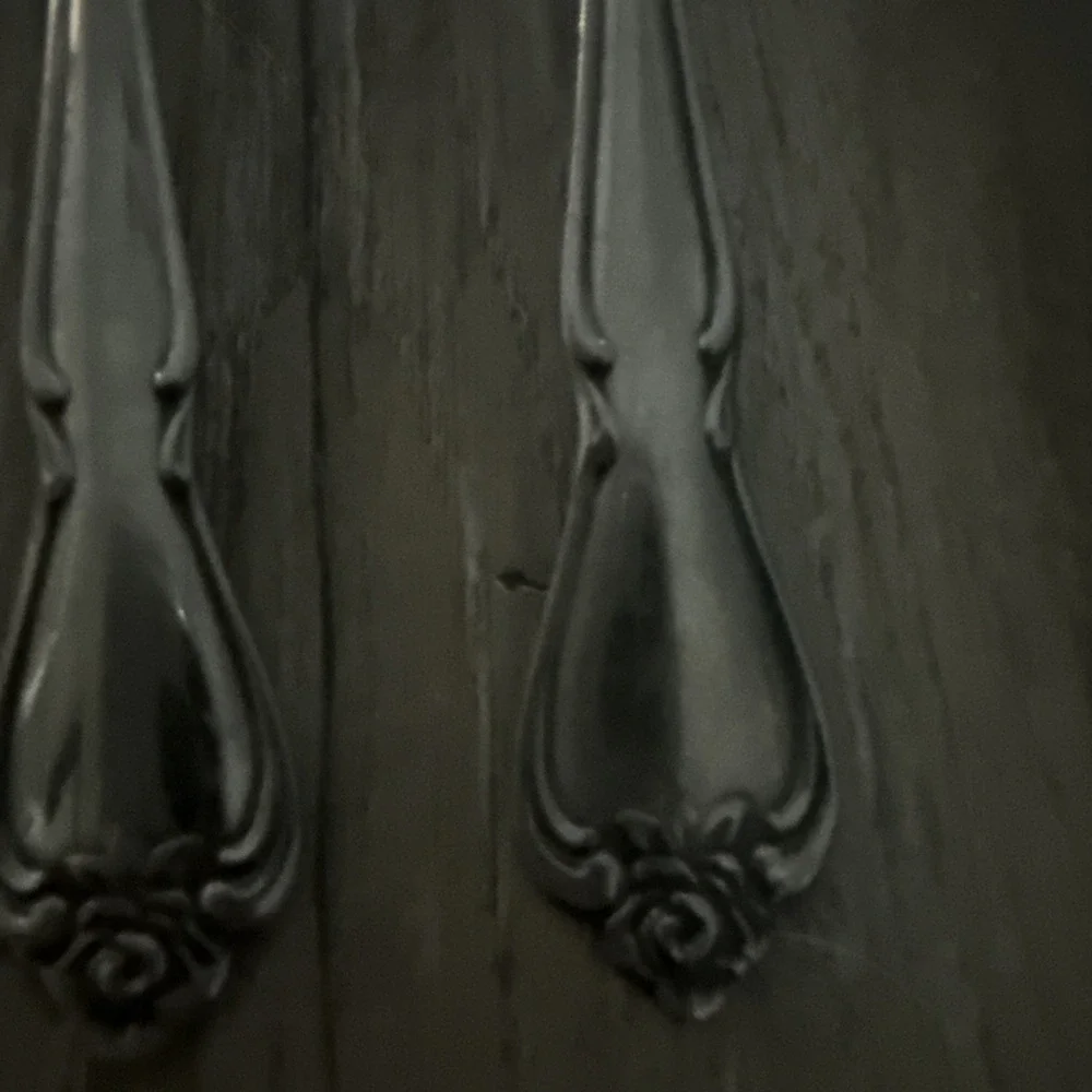 Set of 7 Rogers Oneida‎ Stainless 1881 Arbor Rose True Rose Oval Place Spoons
